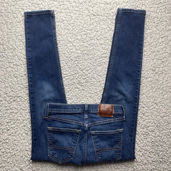 Hollister Denim - Hollister Jeans Womens 26X30 Blue Epic Flex Skinny Mid-Rise 28x28" Measurements